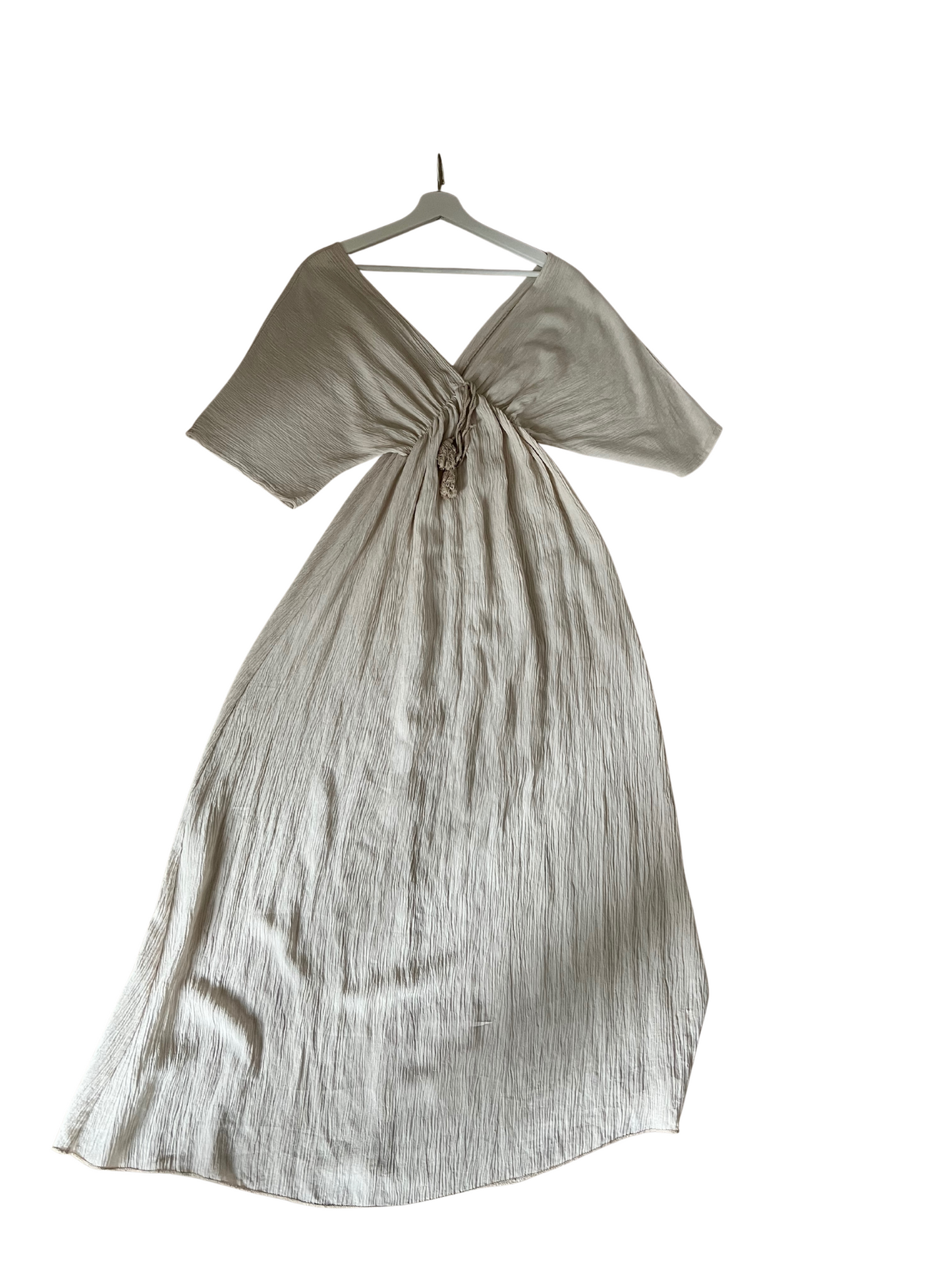 Maxi jurk Glitter Beige - One Size