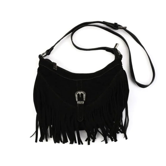 Kiara Tas - Suede Zwart