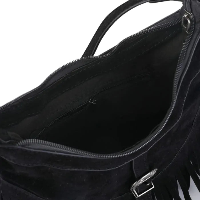 Kiara Tas - Suede Zwart