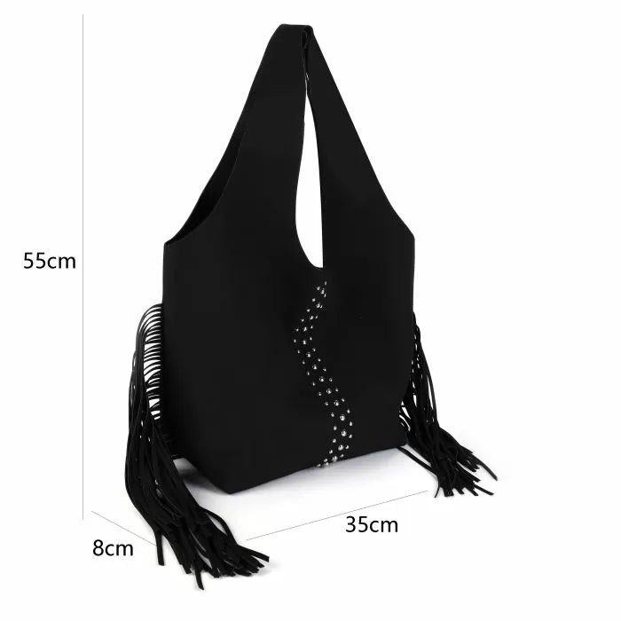 Diana Tas - Suede Zwart