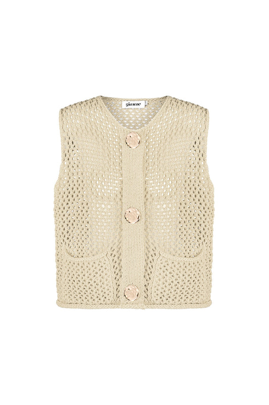 Mina Vest - Beige