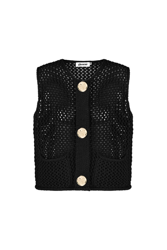 Mina Vest - Zwart