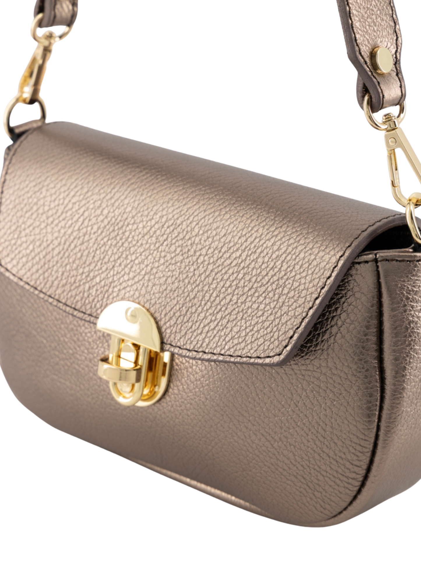 Nova Tas 100% Leer - Brons