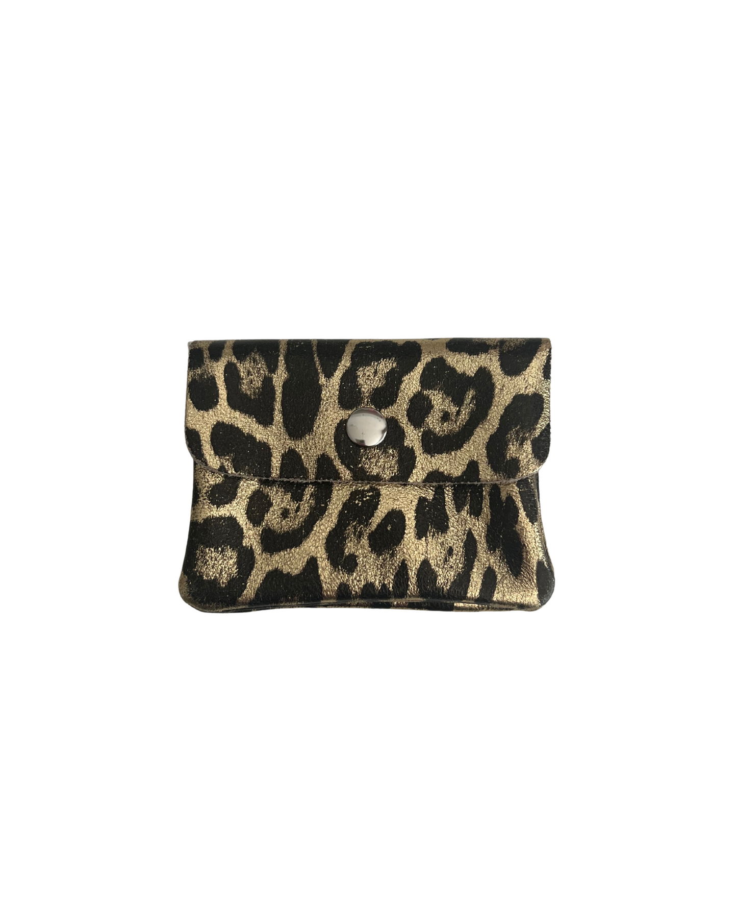 Nina Portemonnee Metallic Panter 100% Leer - Meerdere kleuren