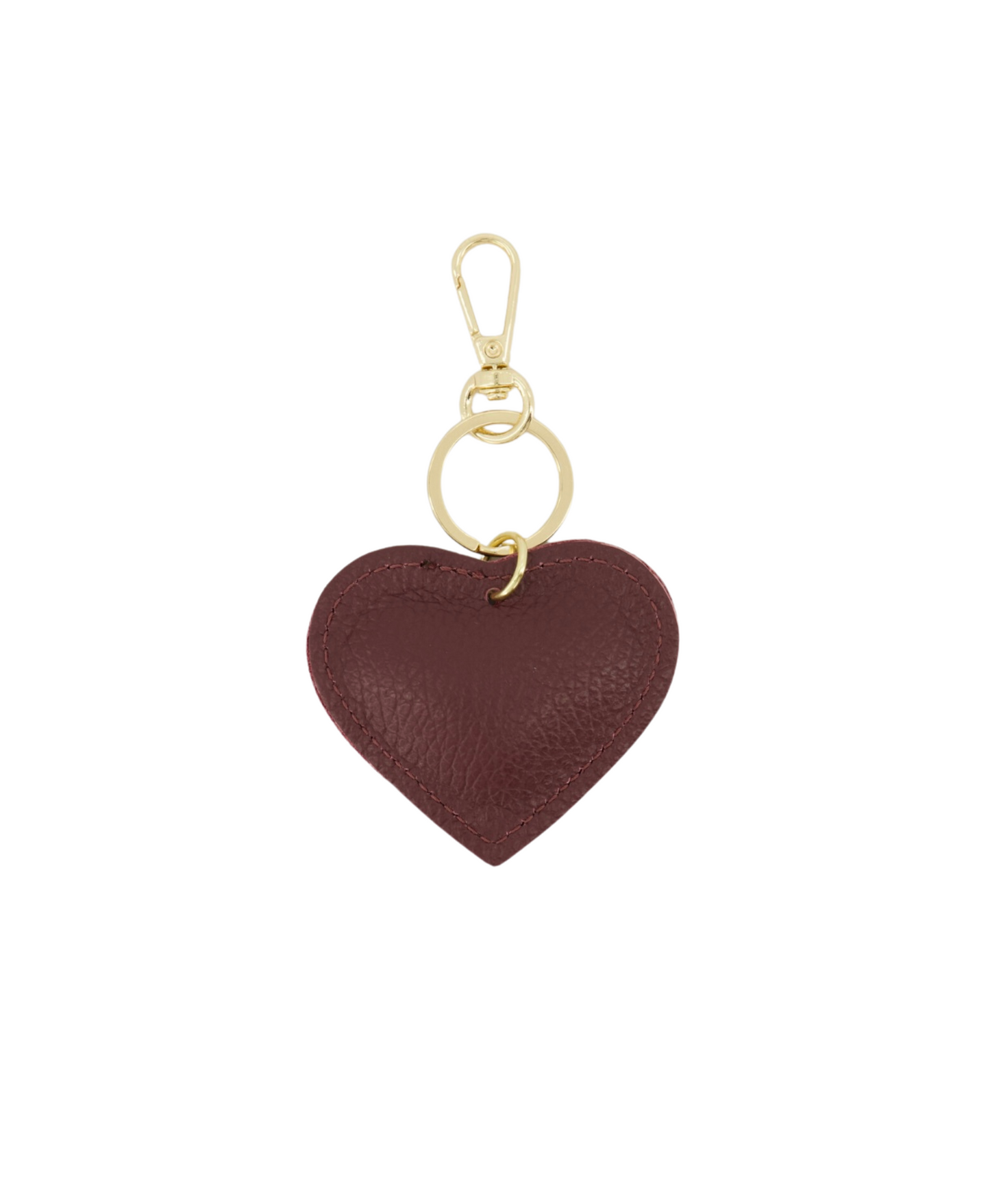 Hanger / Bagcharm - Hartje 100% Leer - Meerdere kleuren