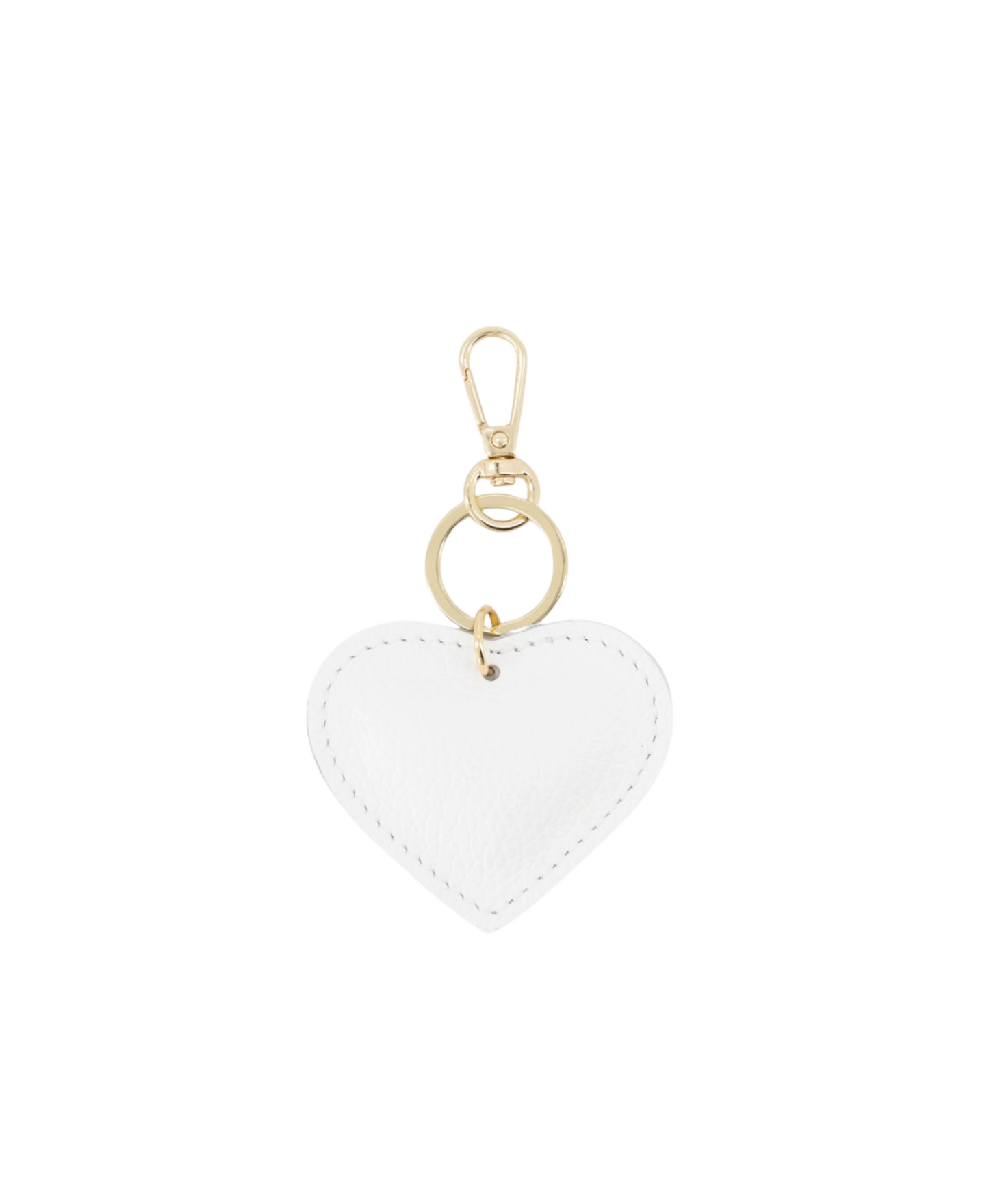 Hanger / Bagcharm - Hartje 100% Leer - Meerdere kleuren