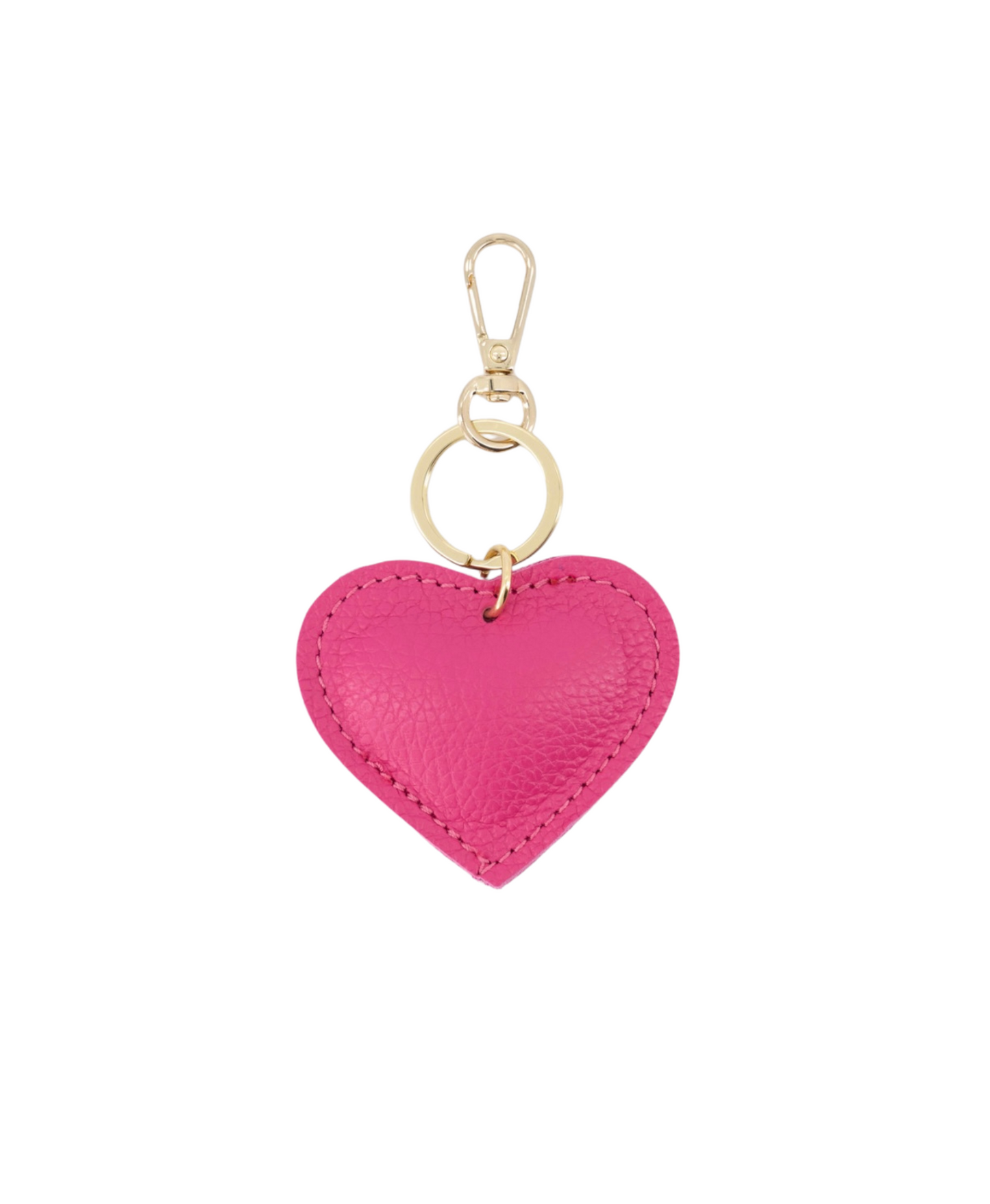 Hanger / Bagcharm - Hartje 100% Leer - Meerdere kleuren