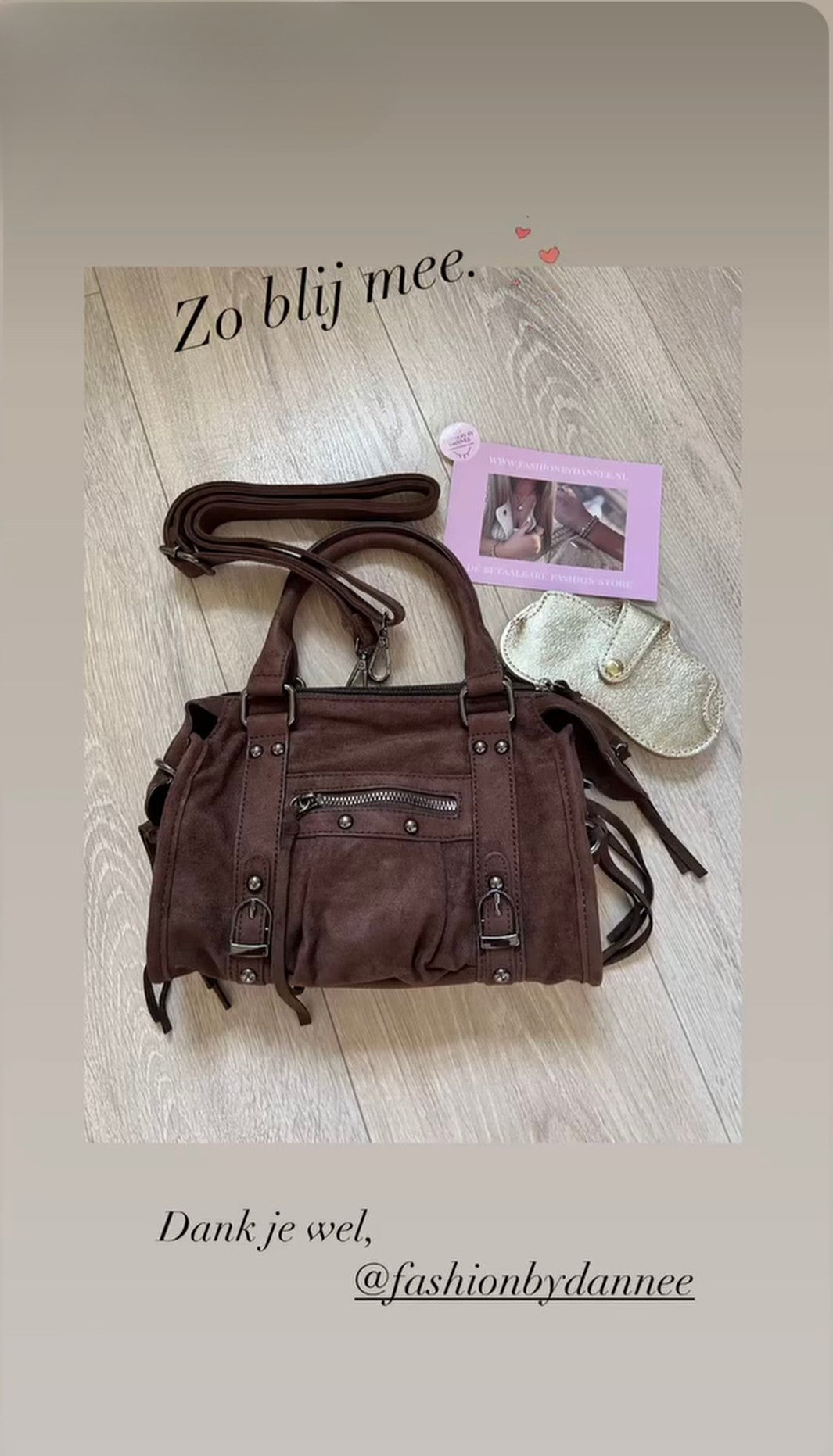 Urban Tas Suede - Choco Bruin