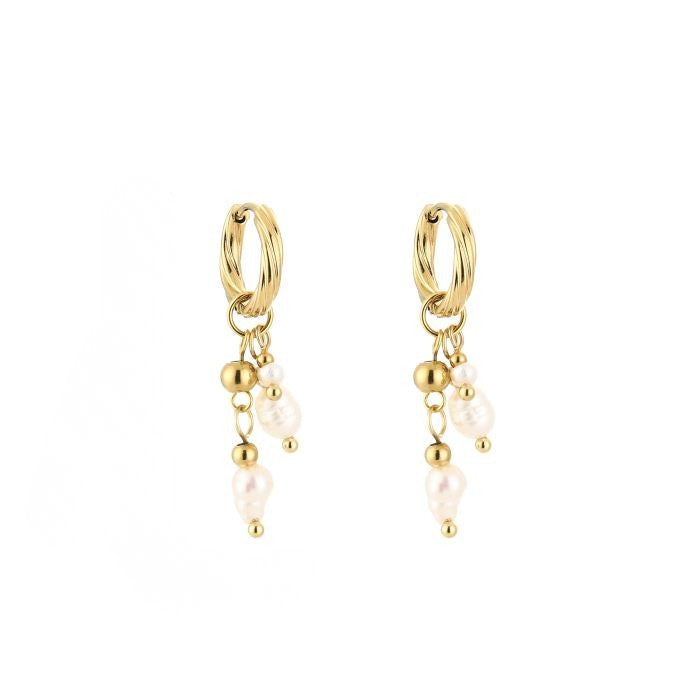 Oorbel Pearl Party - Goud