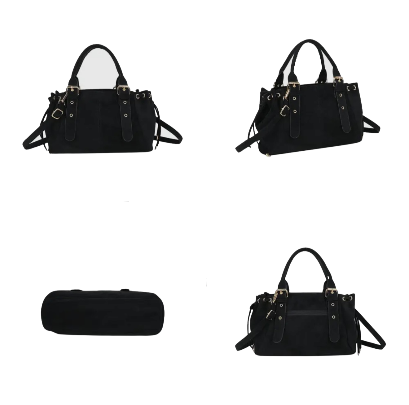 Vera Tas - Suede Zwart