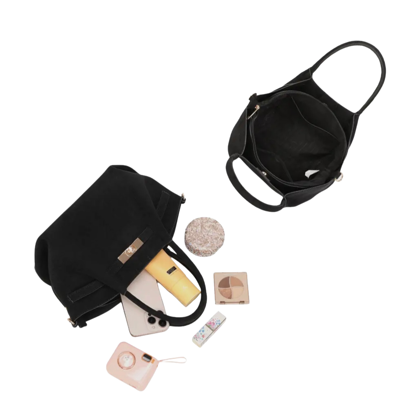 Cynthia Tas - Suede Zwart