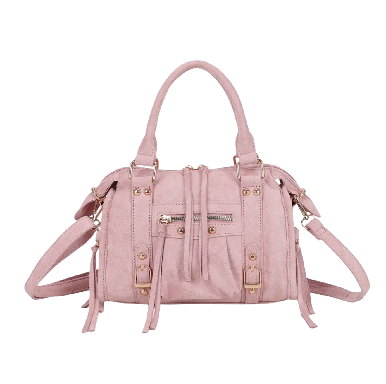 Urban Tas Suede Goud - Pastel Roze