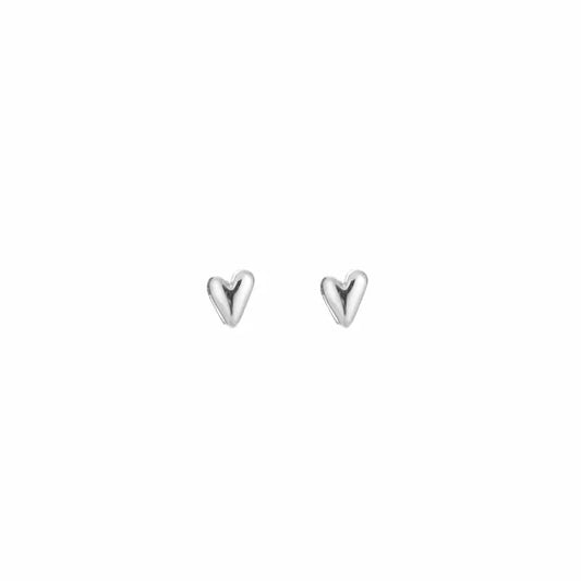 Oorknop - Mini Heart - Zilver