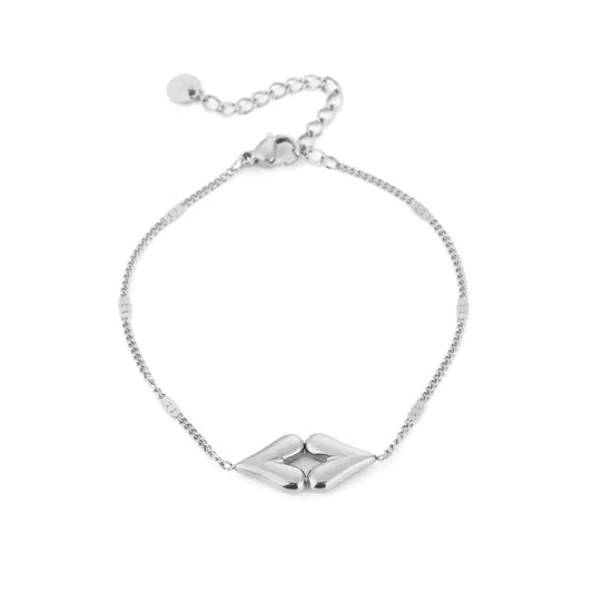 Armband Double Loved - Zilver
