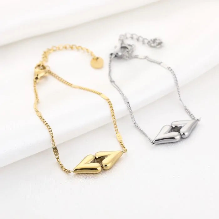 Arrmband Double Loved - Goud