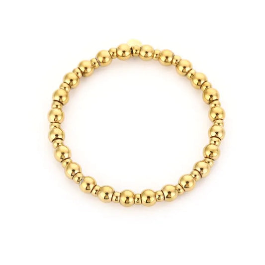 Armband Beads Medium - Goud