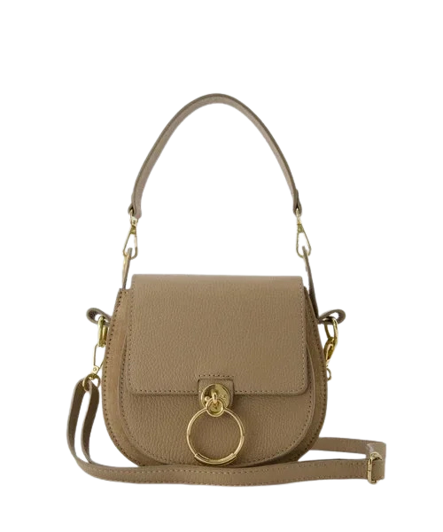 Aveline Tas 100% Leer - Taupe