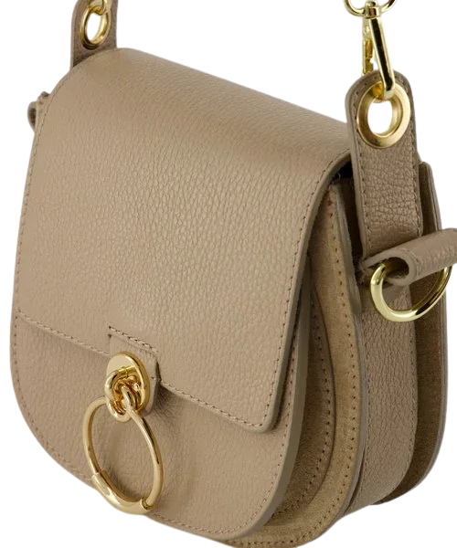 Aveline Tas 100% Leer - Taupe