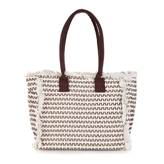 Ella Strandtas / Shopper - Bruin