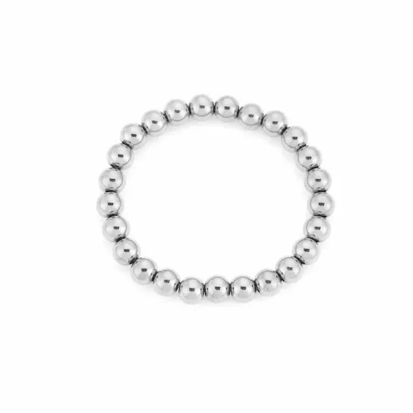 Armband Beads Large - Zilver