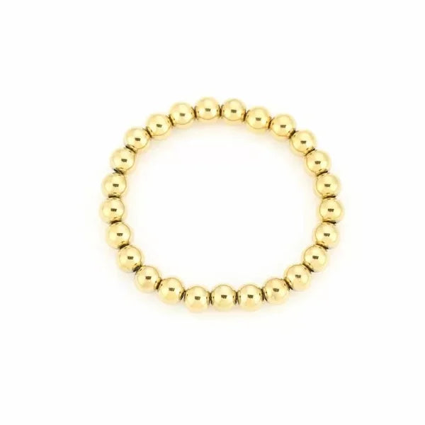Armband Beads Large - Goud