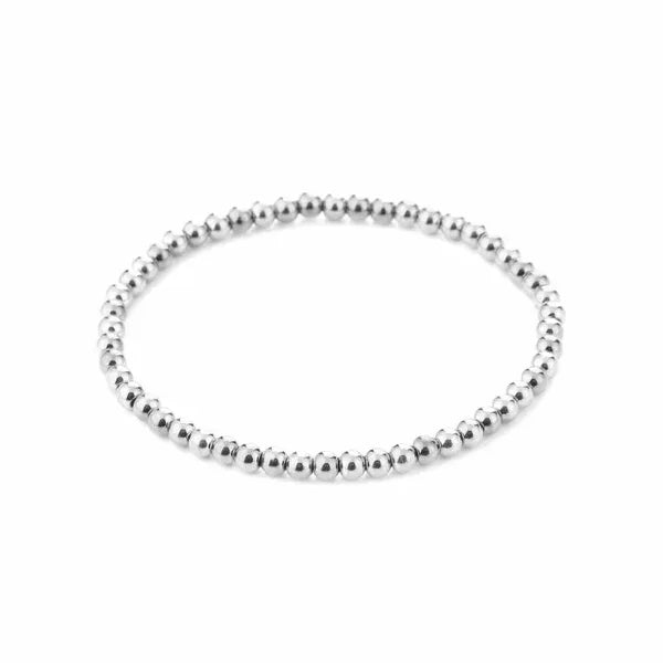 Armband Beads Small - Zilver