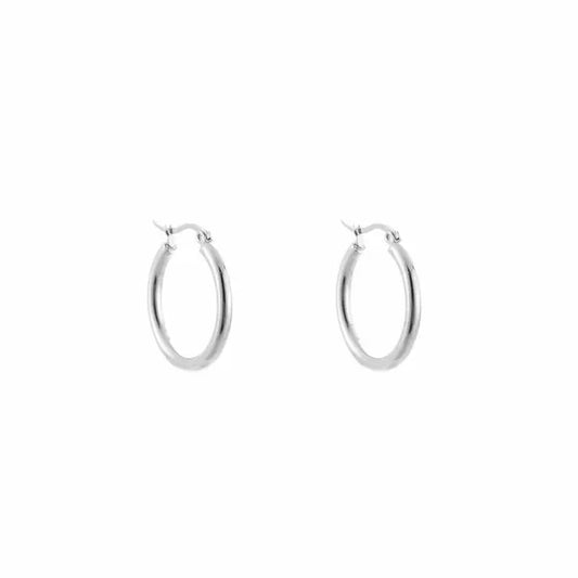 Oorbel Basic Hoops S - Zilver
