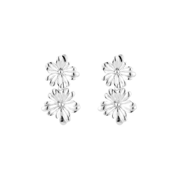 Oorbel Sunflower - Zilver