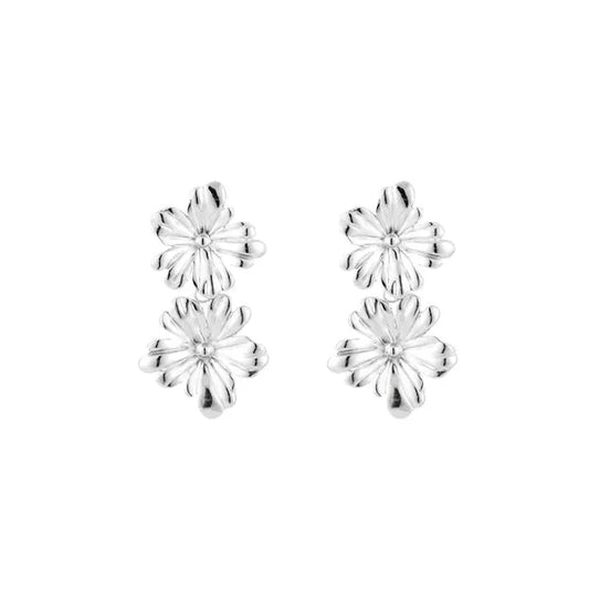 Oorbel Sunflower - Zilver