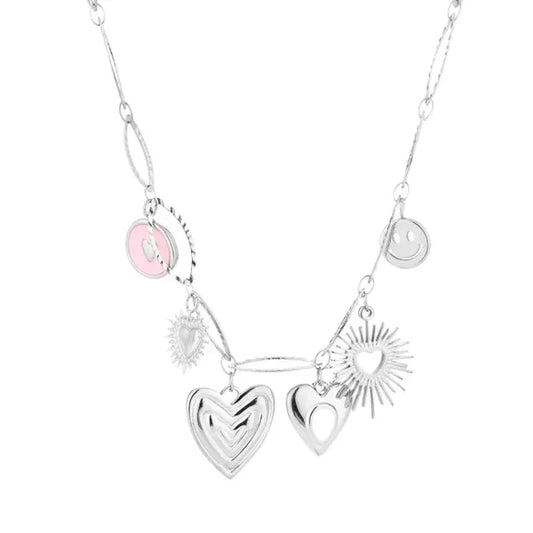 Ketting Happy Love - Zilver