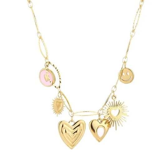 Ketting Happy Love - Goud