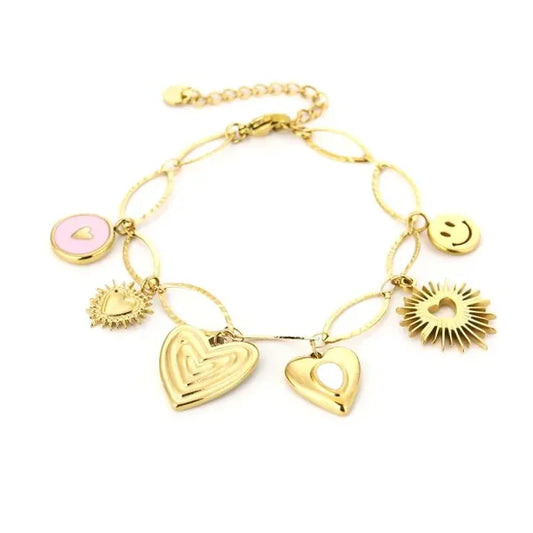 Armband Happy Love - Goud